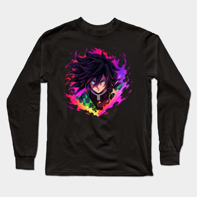 giyu Long Sleeve T-Shirt by sample the dragon